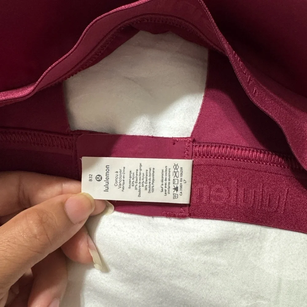 Lululemon Deep Red Leggings